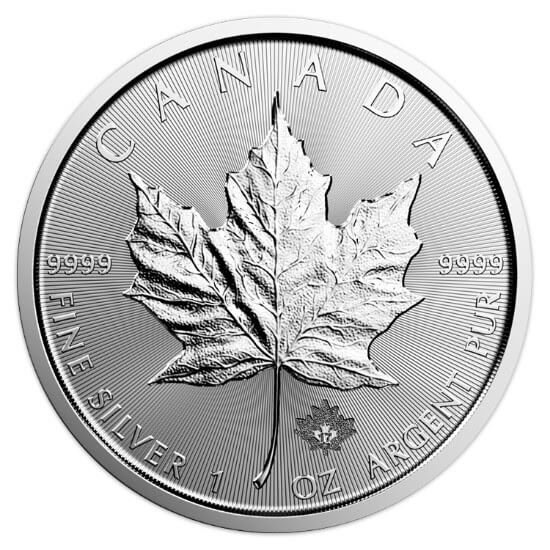 1 oz Canadian Silver Maple Leaf Coin (2017)