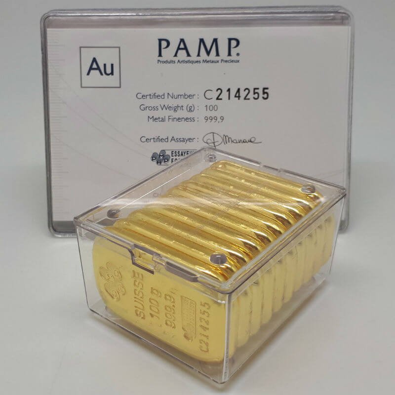 buy pamp gold bar 100g at wholesale price