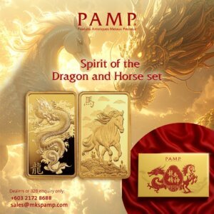 2 x 5 gram Spirit of the Dragon and Horse Set