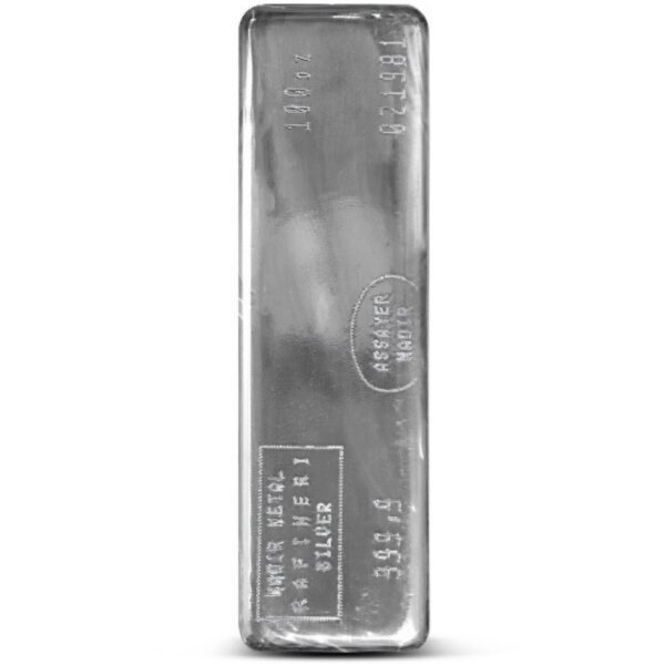 100 oz Nadir Silver Cast Bar