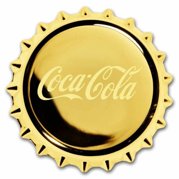 1.2 gram 2025 Coca-Cola® Bottle Cap w/ Box & COA - Image 2