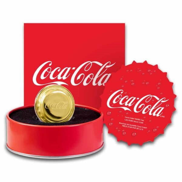 1.2 gram 2025 Coca-Cola® Bottle Cap w/ Box & COA
