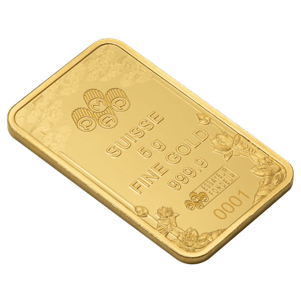 5 gram PAMP Suisse Good Luck Yellow Dragon Gold Bar - Image 4