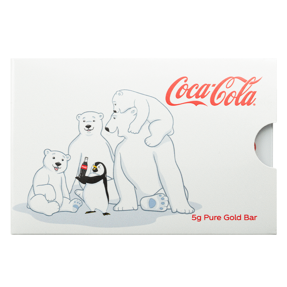 5 gram PAMP Coca-Cola® Holiday Polar Bears - Image 5