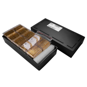 10 Qty. x 100 gram PAMP Suisse Gold Cast Bar Box