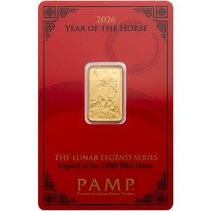 5 gram PAMP Suisse 2026 Legend of the 1,000 Mile Horse