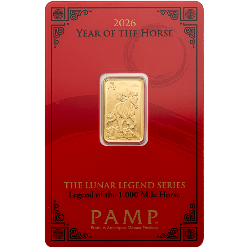 5 gram PAMP Suisse 2026 Legend of the 1,000 Mile Horse