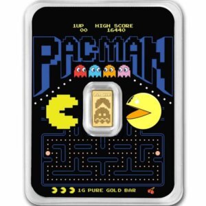 1 gram PAC-MAN 45th Anniversary Gold Bar