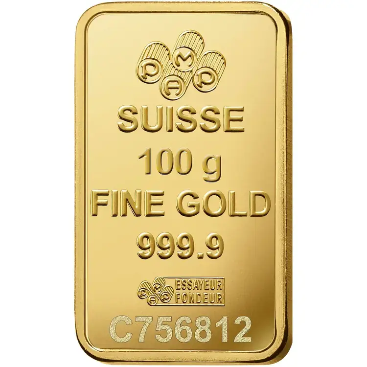 100 gram PAMP Suisse Rosa Gold Bar - Image 4