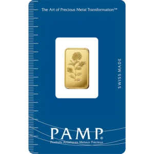 5 gram PAMP Suisse Rosa Gold Bar