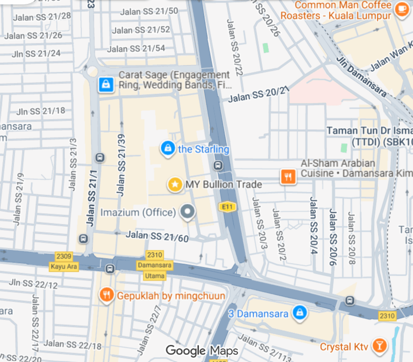 Sell gold near me in Petaling Jaya