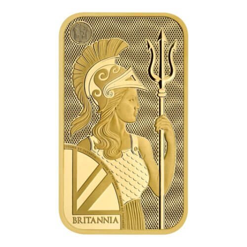 100 gram Gold Bar - The Royal Mint Britannia