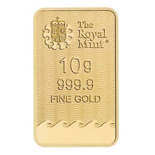 10 gram Gold Bar - The Royal Mint Britannia