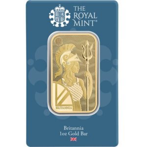 1 oz Gold Bar - The Royal Mint Britannia