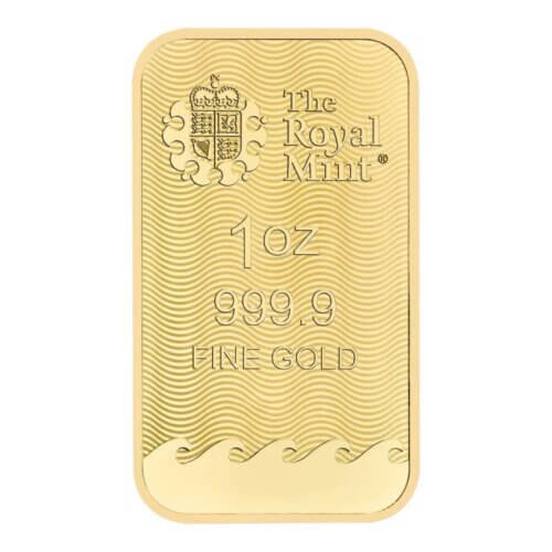 1 oz Gold Bar - The Royal Mint Britannia