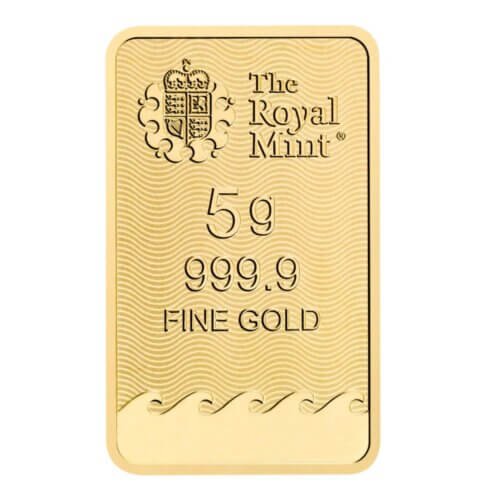 5 gram Gold Bar - The Royal Mint Britannia