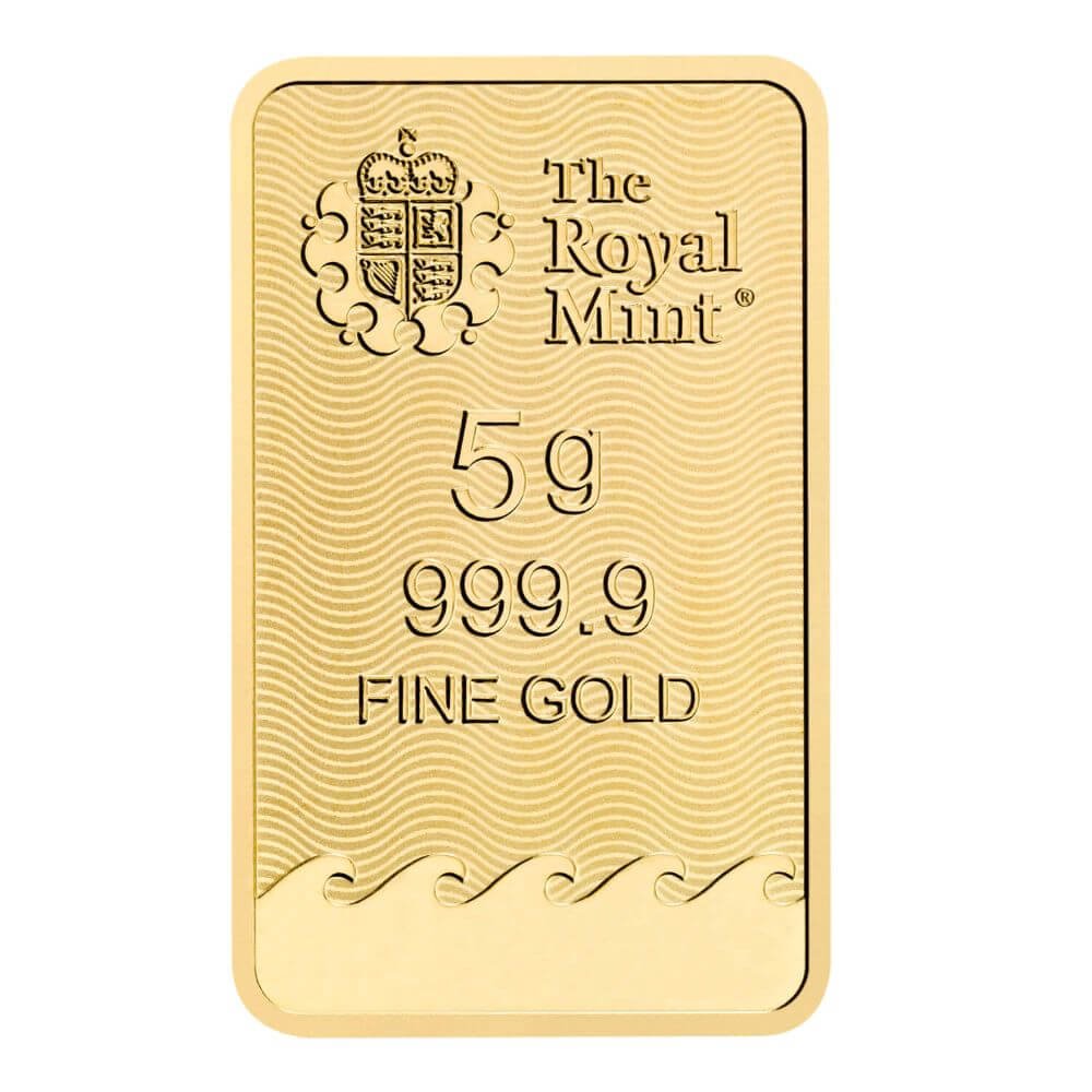 5 gram Gold Bar - The Royal Mint Britannia